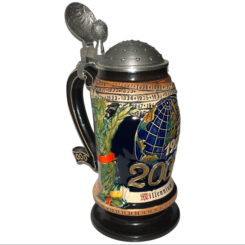 WW Team Limited Edition Millennium 10" 3D Texture Stein Made In Germany #5760